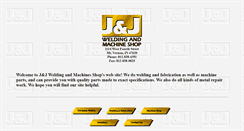Desktop Screenshot of jjwelding.com