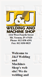 Mobile Screenshot of jjwelding.com