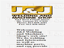 Tablet Screenshot of jjwelding.com
